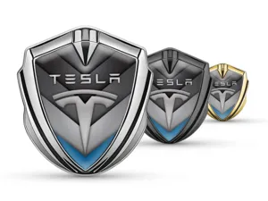 Tesla Emblème Aile Insigne Minimal Design Standard